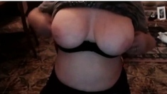 Mature big boobs masturbating for me..