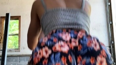 Cute Curly Brunette Solo Webcam Masturbation