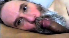 Bearded Daddy Suck And Swallow