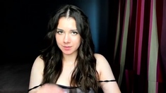 Shy brunette homemade amateur webcam teen