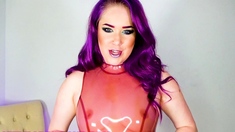 Pretty redhead webcam masturbation show