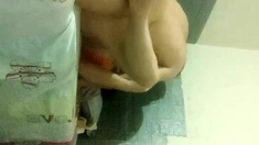 Spicy brunette amateur drilled hardcore on camera