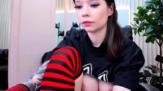 Emo Teen Becka Solo Webcam Masturbation Porn