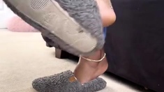 Linsey Dawn solo foot fetish