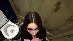 Secret Blowjob and Hard Fuck after dinner p1