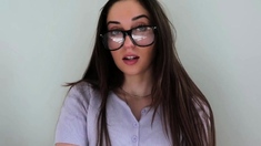 Small titted brunette amateur anal nailed at home