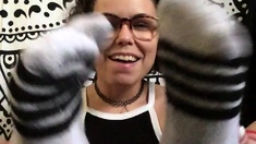 Black Amateur Explore Hot Foot Fetish