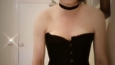Amateur brunette in stockings luscious pussy fuck