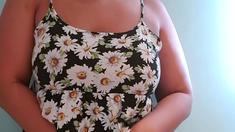 Blonde Babe Shows Her Big Boobs In Public