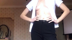 Gorgeous Mature Blonde Solo Masturbation