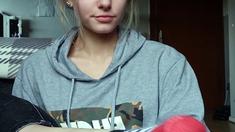 Blond Ripping Her Hose Foot Fetish And Anal Sex