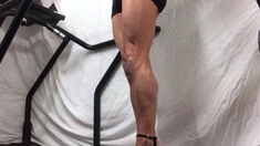Bare-Legged Crossdresser Walks