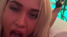 Sexy amateur blonde blowjob amp cumshot HD