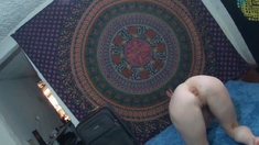 Naked Yoga Routine by a Stunning Teen Babe