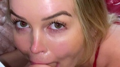 Tit fucked busty brunette blowjob babe sexy pov action