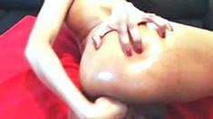 Latina Webcam Girl Fists Herself