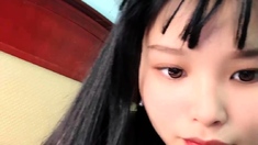 Amateur asian teen licks ass and sucks cock
