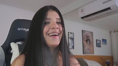 Close up teen foot worship