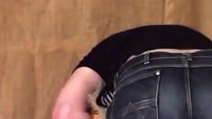 Daddy Spanks His Boy in Tight Jeans