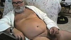 Bearded Daddy Stroking Solo
