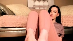 Hot Brunette Prensley Foot Fetish Sex