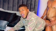 Tattooed Muscled Gay Hunk Takes Dick Up His Ass Hole