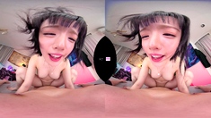 Great close up in japanese teen oral sex pov