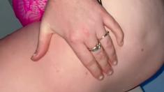 SPITROAST IN THE HOT TUB - Massive Ass And Tits Redhead