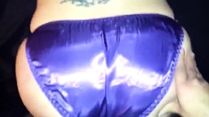 Amateur Hour in Purple Satin