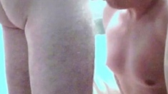 Bi-Curious Threesome Blowjob