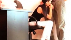 Secretary Blowjob Spy Cam