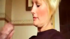 My Father's Fiancee Jerking My Cock