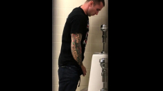 Spy Cam Urinal Big Cock