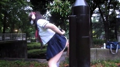 Amateur Japanese Teen Cd Outdoor Dildo