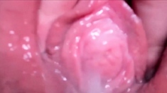 Incredible Open Pussy Closeup Ejaculation in HD