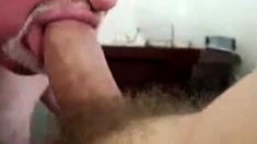 Daddy bear sucking cock