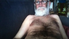 Grandpa Show On Webcam