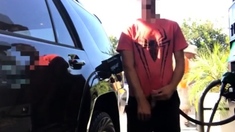 Caught at tha gasstation