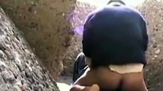 Sex in a cave by the Beach