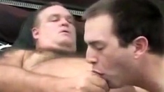 chubby OLD bear DAD kiss SUCK FUCK young WHITE ass CREAMY