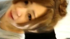 Cute Korean Girlfriend In Stockings Fucked And Cum Facial