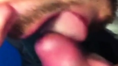 Cum sucker in public wc