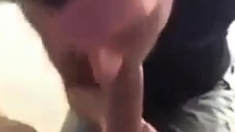 Cumming down my neighbor's throat and he swallow every drop