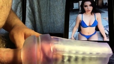 Cumming inside McKayla Maroney (fleshlight)