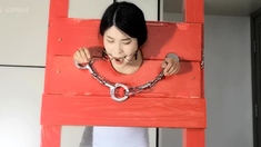 chinese girl with heavy cuffed